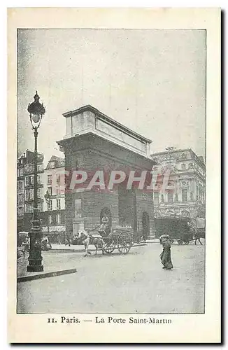 Cartes postales Paris La Porte Saint Martin