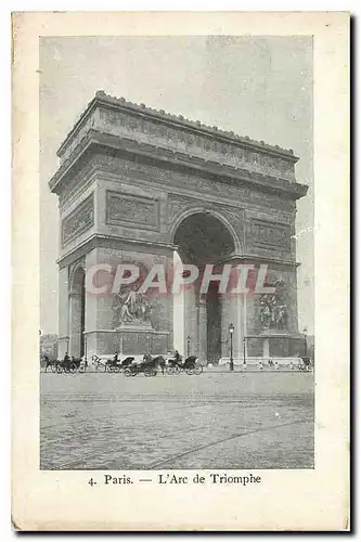 Cartes postales Paris l'Arc de Triomphe