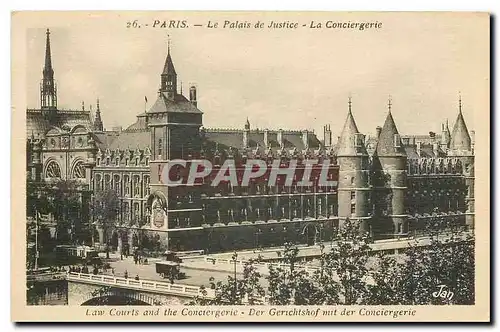 Cartes postales Paris le Palais de Justice la Conciergerie