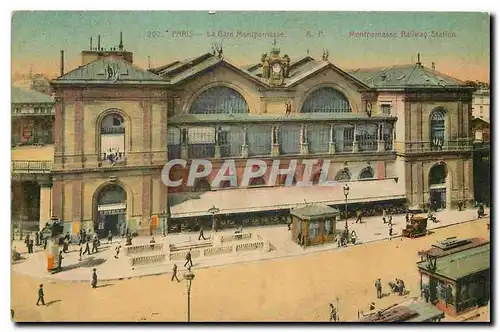 Cartes postales Paris la Gare Montparnasse