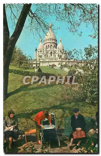 Ansichtskarte AK Paris et ses merveilles basilique du Sacre Coeur de Montmartre