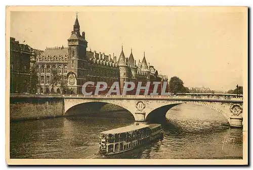 Ansichtskarte AK Paris en flanant le palais de Justice et le Pont au Change