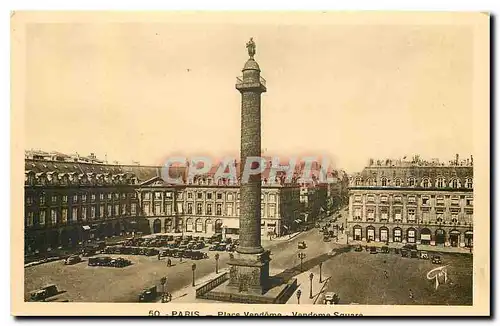 Cartes postales Paris place Vendome