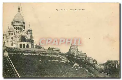 Cartes postales Paris Butte montmartre