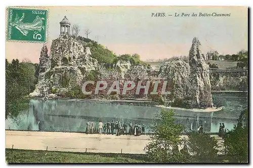 Cartes postales Paris le parc des Buttes Chaumont