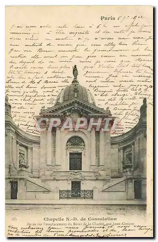 Ansichtskarte AK Paris Chapelle N D de Consolation