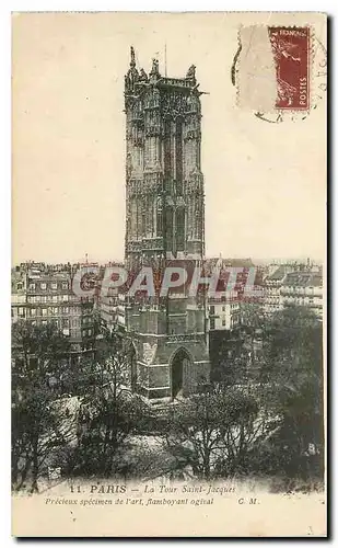 Cartes postales Paris La Tour Saint Jacques