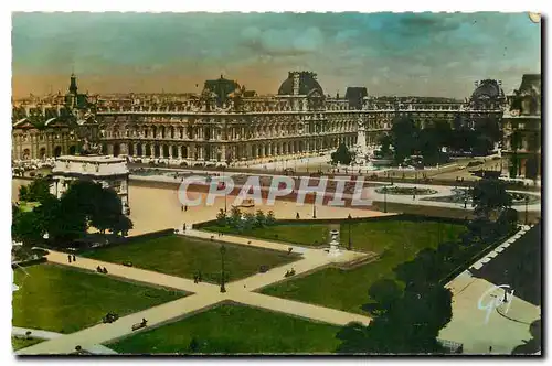 Ansichtskarte AK Paris et ses Merveilles Perspective sur la Place du Carrousel et le Palais du Louvre