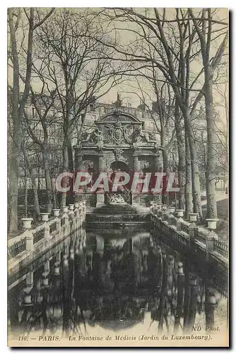 Cartes postales Paris La Fontaine de Medicis Jardin du Luxembourg