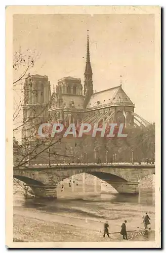 Ansichtskarte AK Paris en flanant L'Abside de Notre Dame de Paris