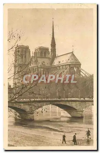 Cartes postales Paris en flanant L'Abside de Notre Dame de Paris