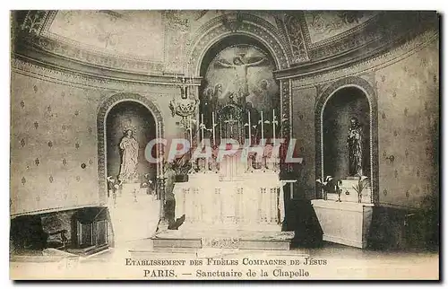 Ansichtskarte AK Etablissement des Fideles Compagnes de Jesus Paris Sanctuaire de la Chapelle