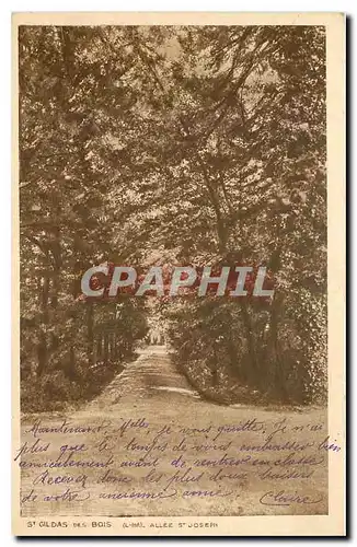 Cartes postales Gildas des Bois Allee St Joseph