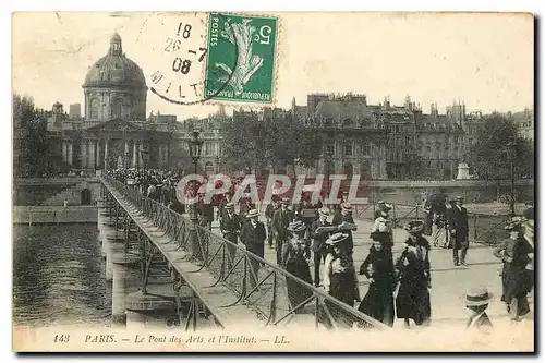 Ansichtskarte AK Paris Le Pont des Arts et l'Institut