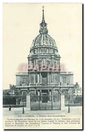 Ansichtskarte AK Paris Dome des Invalides