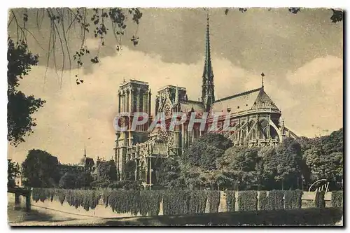 Ansichtskarte AK Paris et ses Merveilles Abside de la Cathedrale Notre Dame