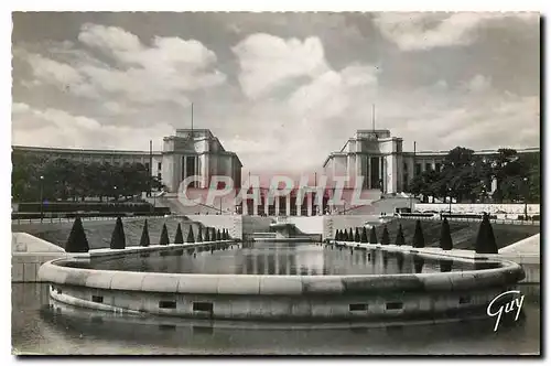 Ansichtskarte AK Paris et ses Merveilles Le Palais de Chaillot vu des jardins