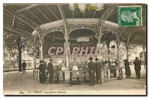 Cartes postales Vichy La Source Hopital