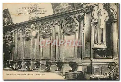 Cartes postales Montherme Ardennes Interieur de l'Eglise Remarqnable par ses boiseries