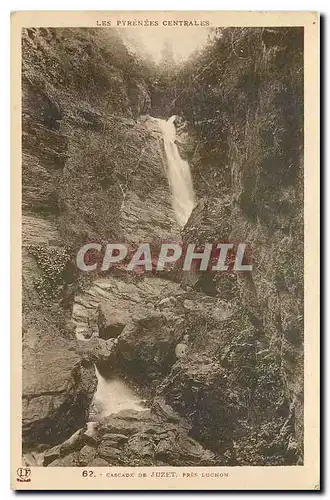 Cartes postales Les Pyrenees Centrales Cascade de Juzet pres Luchon