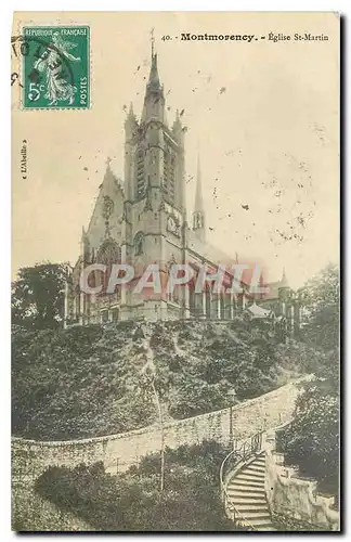 Cartes postales Montmorency Eglise St Martin