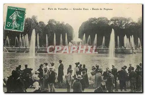 Ansichtskarte AK Parc de Versailles Grandes Eaux Bassin de Neptune