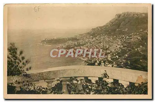 Cartes postales La Douce France Cote d'Azur Monte Carlo et Monaco vus de la Terrasse Vistaero