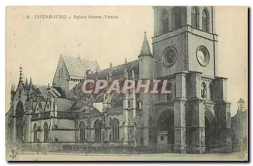 Ansichtskarte AK Cherbourg Eglise Sainte Trinite