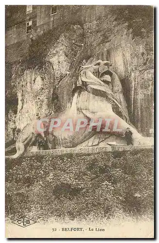 Cartes postales Belfort le Lion