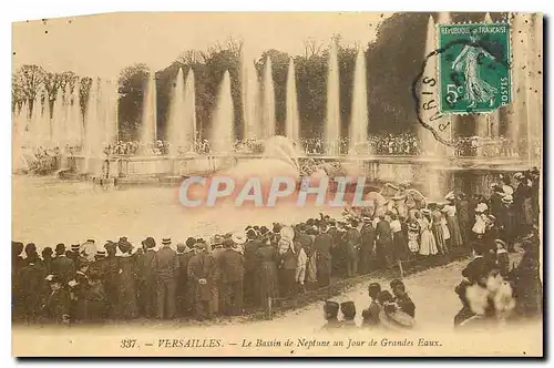 Ansichtskarte AK Versailles Le Bassin de Neptune unJour de Grandes Eaux