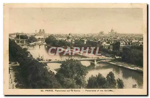 Cartes postales Paris Panorama sur la Seine