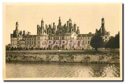 Ansichtskarte AK Chateaux de la Loire Chambord Loir et Cher Facade Nord