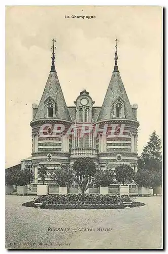 Cartes postales La Champagne Epernay Chateau Mercier