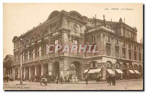 Cartes postales Reims Le Theatre