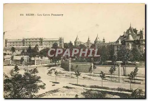 Ansichtskarte AK Reims Les Caves Pommery