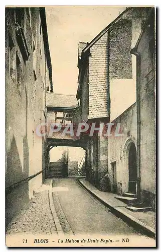 Cartes postales Blois La Maison de Denis Papin