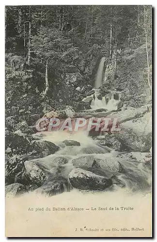 Cartes postales Au pied du Ballon d'Alsace Le Saut de la Truite