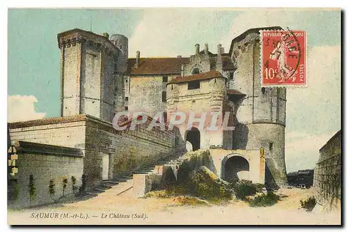 Cartes postales Saumur M et L Le Chateau Sud