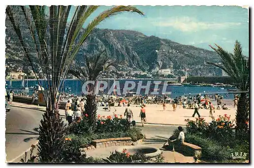 Cartes postales Reflets de la Cote d'Azur Menton A M le Port et la Plage au loin Le Pont saint Louis et la Front