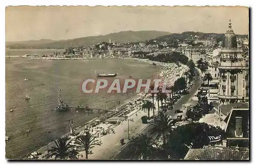 Cartes postales La Cote d'Azur Cannes La Croisette et le Suquet