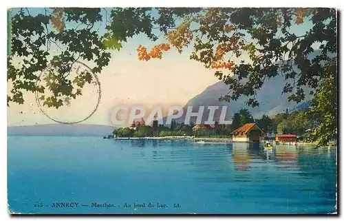 Cartes postales Annecy Menthon au bord du Lac