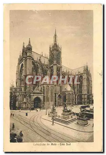 Cartes postales Cathedrale de Metz Cote Sud