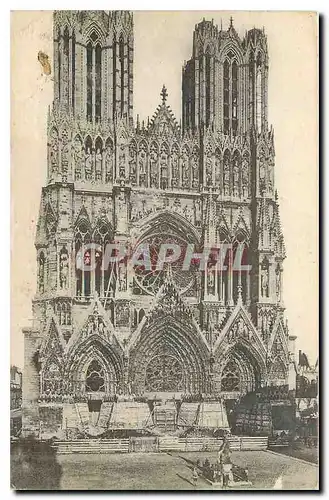 Cartes postales Reims La Cathedrale