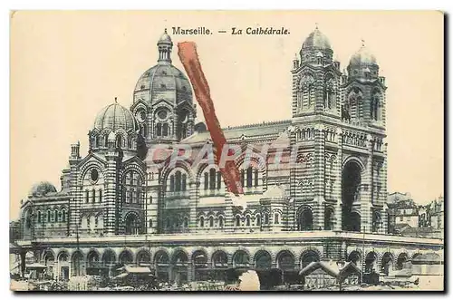 Cartes postales Marseille La Cathedrale