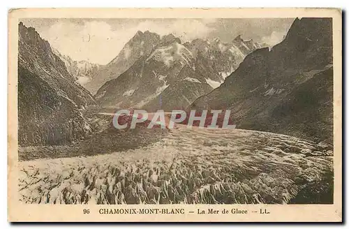 Cartes postales Chamonix Mont Blanc La Mer de Glace