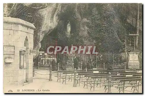 Cartes postales Lourdes la Grotte