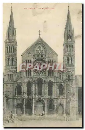 Cartes postales Reims Basilique St Remi