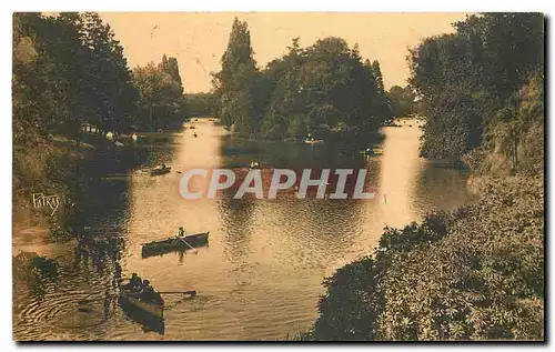 Cartes postales Les belles choses de France Paris Bois de Boulogne le lac inferieur