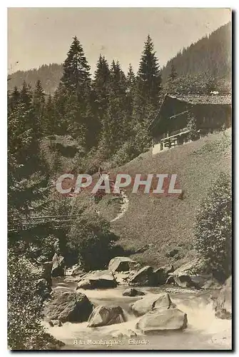 Cartes postales A la montagne etude
