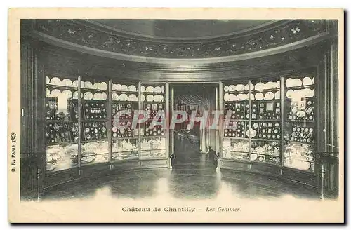 Cartes postales Chateau de Chantilly les gemmes